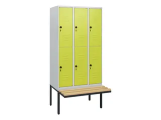 Dubbeldekse dekenkist,HxBxD 1950x900x815mm,3x2vak.,vak B 300mm - 1