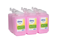 Kleenex 6331 Zeepvulling handreiniger roze 1 Liter doos 6 flacons