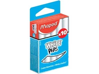 Schoolbordkrijt Maped White'Peps set à 10 stuks wit - 2