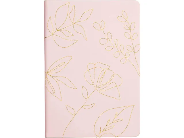 Carnet de notes Stiched Botanical ligné 15x20cm