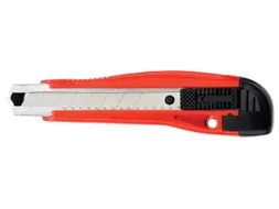 Snijmes Westcott premium 18mm met schuifsluiting rood