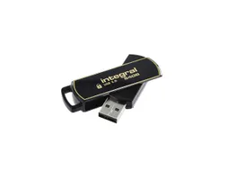 USB stick 3.0 Integral Secure 360 USB-A 64GB zwart