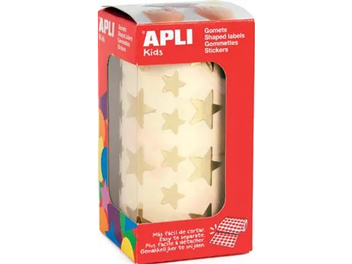 Apli Stickers Ster, Goud, 2360 Stuks