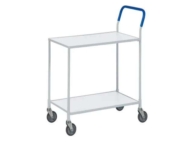 tafelwagen,draagverm. 150kg,2xstaalplaat,laadvl. LxB 760x430mm