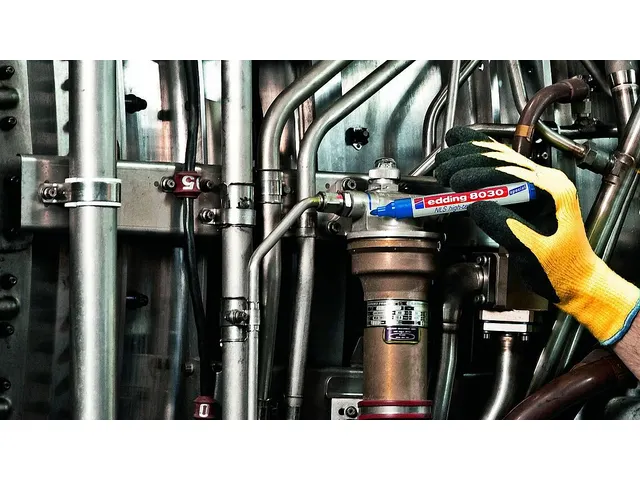 Viltstift edding 8030 NLS High-Tech marker 1.5-3mm blauw