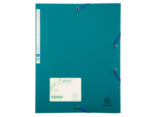 Elastomap 3 kleppen polypropyleen 7/10de Forever PP - A4-Geassorteerd