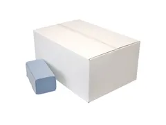 Handdoekpapier 50785 Z-vouw REC blauw 1-Laags 23x25cm 5000 Stuks