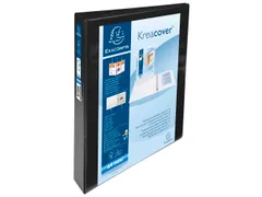 Ringmap Pp Personaliseerbaar Kreacover 4D-Ringen 25mm A4 Maxi Zwart