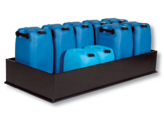 Opvangbak Hdpe 2470x1270x265mm V. 8x220l Open Volume 225l