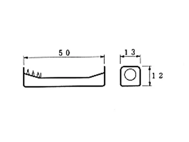 Batterijhouder Voor 1 x AAA-CEL (Met Soldeerlippen)