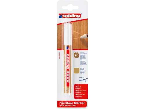 Viltstift edding 8900 meubelmarker eikenhout licht