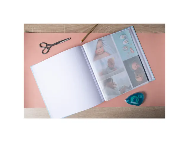 Album livre 60p blan c 29x32cm Sweet bleu