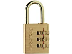 Hangslot MasterLock 630EURD combinatieslot messing 30mm