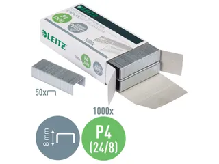 Nieten Leitz 24/8 verzinkt 1000 stuks - 4