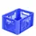 Euronorm Stapelkrat Pp 220x400x300mm Wanden/bodem Open Blauw 21l