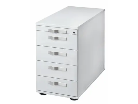 stationaire ladeblokken,HxBxD 720-760x428x800mm,4lade(n),golfgreep