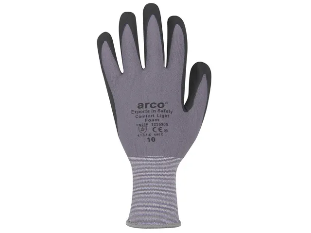 Werkhandschoen Arco Comfort Light nitril maat 9