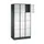 lockerkast,RAL 7021/RAL 7035,HxBxD 1950x920x500mm,3x4vakken,cil.-slot