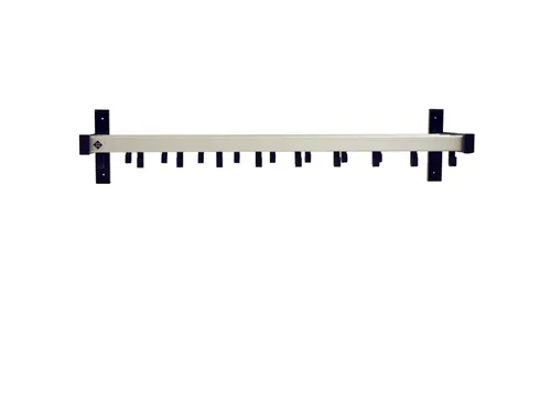 Pro-line Wandgarderobe 19 Haken grijs zwart