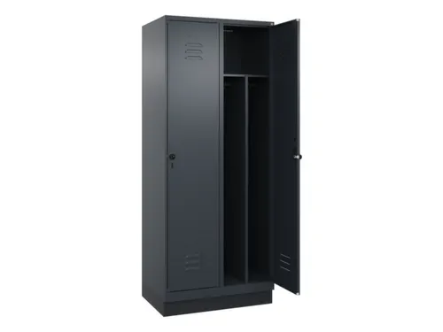 locker voor scheiding van kleding,HxBxD 1950x800x500mm,2vak