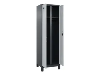 locker voor scheiding van kleding,HxBxD 1950x600x500mm,2vak - 1