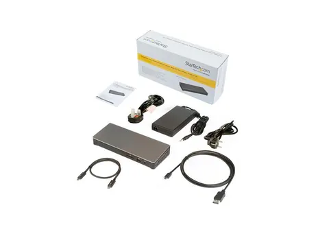 Dual 4K 60Hz Monitor Thunderbolt 3 Dock Met 6X Usb 3.0 Poorten