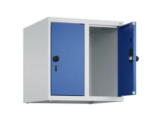 opzetkast,v. locker,2vak.,vak B 250mm,HxBxD 500x500x500mm,vleugeldeur - 2