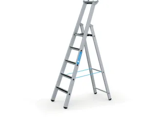 veiligheidsladder,eenzijdig,5treden m. R13-laag,stand H 1,33m - 3