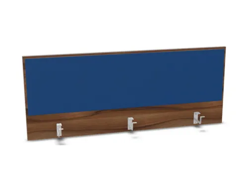 opzetpaneel bureau aanbouw achter NP-tiepolo nut BN6016-blauw 1400mm