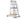 Platformladder Aluminium Bordes H X B X D 1000X 600X 630Mm 4Treden