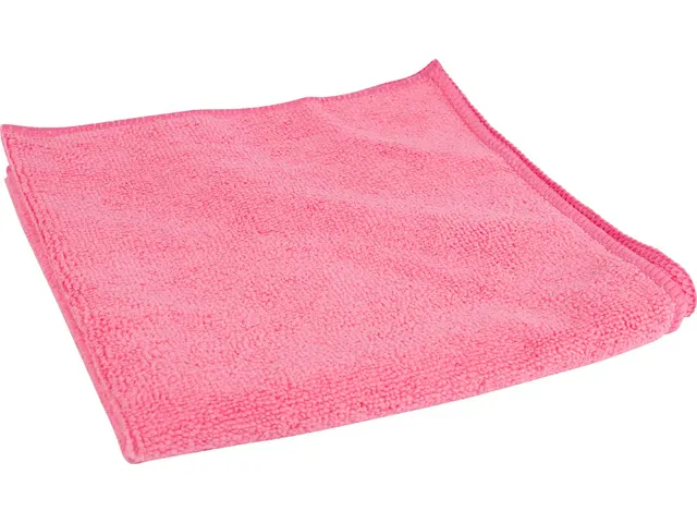 Microvezeldoek 40x40cm roze, pak van 10 stuks