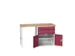 werkbank,HxBxD 930x1500x600mm,multiplexblad,2voeten/1container