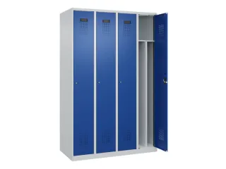 locker voor scheiding van kleding,HxBxD 1850x1200x500mm,4vak - 1