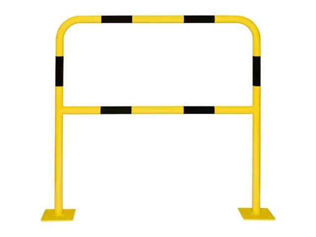 beschermbeugel,v. binnen,HxB 1000x2000mm,staal,geel/zwart