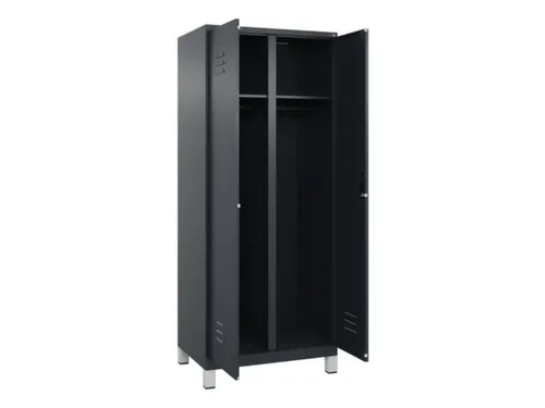 locker voor scheiding van kleding,HxBxD 1850x800x500mm,2vak