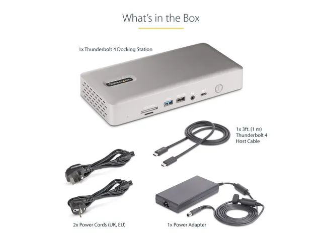 Station d'accueil Thunderbolt 4 écrans