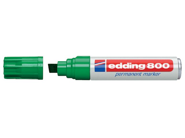 Viltstift edding 800 schuin groen 4-12mm | ViltstiftenShop.nl