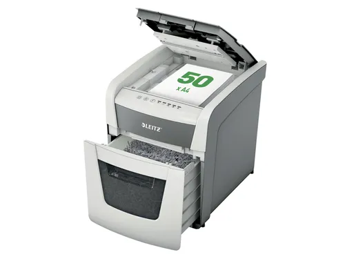 Papiervernietiger Leitz IQ Auto+ Small Office 50X P4 snippers 4x28mm