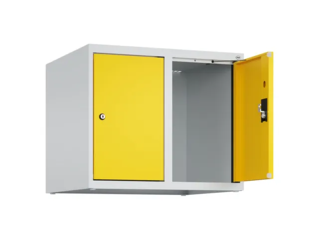 opzetkast,v. locker,2vak.,vak B 300mm,HxBxD 500x600x500mm,cilinderslot