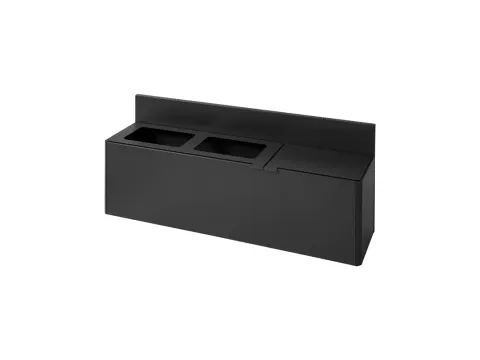Unité de tri des déchets murale Bica Basic 911 3x20 litres