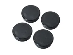Magneten Millex 30mm zwart set a 4 st.