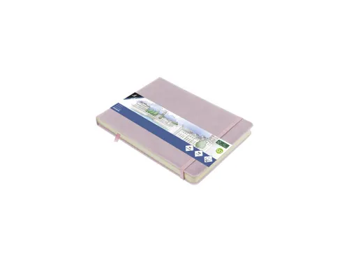 Schetsboek Kangaro A5 landscape violet PU HC 80 blad 140gr roomwit met