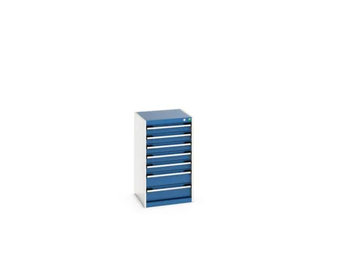 ladekast HxBxD 900x525x525mm 7laden romp RAL7035 front RAL5010