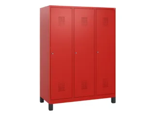 schoollocker,HxBxD 1630x1200x500mm,3vak,vak B 400mm,cil.-slot,voeten - 2
