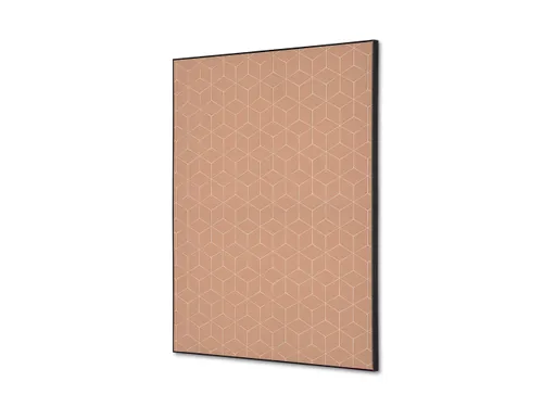 Wanddecoratie Textiel Set A2 Hexagon Beige