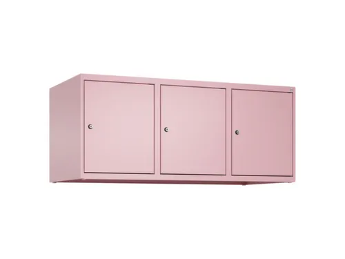 opzetkast,v. locker,3vak.,vak B 400mm,HxBxD 500x1200x500mm