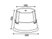 Tabouret marchepied Twinco Easy Step 150kg noir