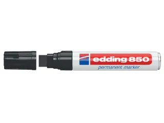 Viltstift Edding 850 Blokpunt 5-16mm Zwart - 1