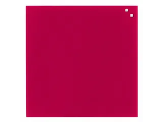 Glasmagneetbord Naga 45x45cm rood - 1