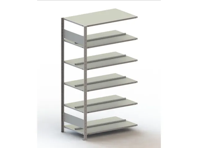 Inhaakstelling Aanbouwveld Verzinkt 1850x1006x636mm 6legborden 80kg